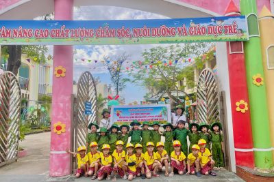 TRƯỜNG MẦM NON AN VĨNH TỔ CHỨC HOẠT ĐỘNG THAM QUAN, TRẢI NGHIỆM CHO TRẺ 5–6 TUỔI NHÂN KỶ NIỆM 81 NĂM NGÀY THÀNH LẬP QUÂN ĐỘI NHÂN DÂN VIỆT NAM (22/12/1944 – 22/12/2025)