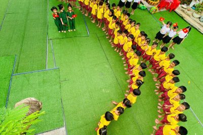 TRƯỜNG MẦM NON AN VĨNH TỔ CHỨC HOẠT ĐỘNG TRẢI NGHIỆM VÀ TIỆC BUFFET CHO TRẺ MẪU GIÁO 5-6 TUỔI